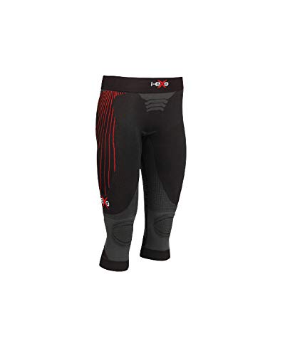i-eXe i  EXE, średniej długości spodnie Czarny/czerwony  Unisex, s _HP010PM13NR