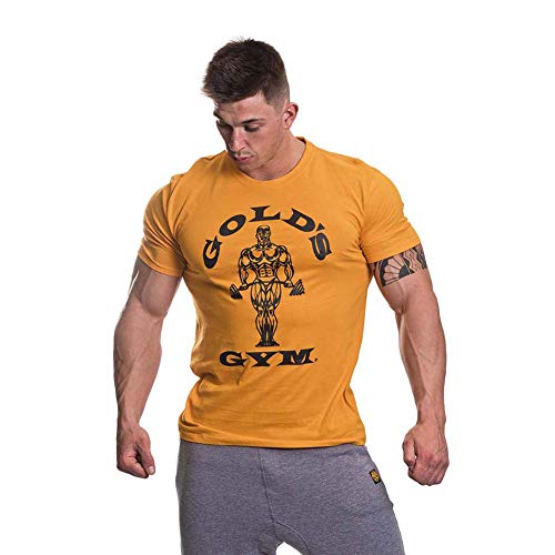 Golds Gym Muscle Joe bluza z kapturem, zamek błyskawiczny, złoto, S 407032