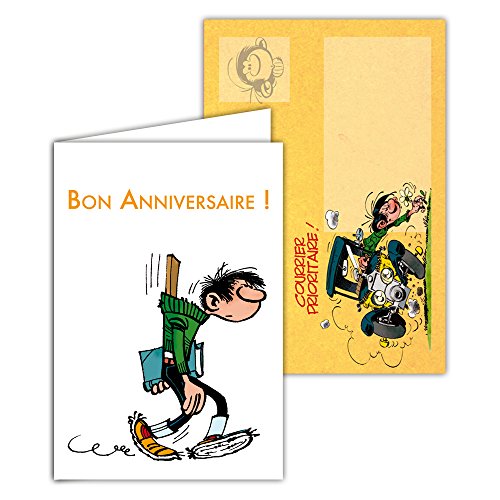 Gaston Lagaffe Gaston lagaffe glct karta 6068 zestaw 8 karty urodzinowe firmy 6061 jest glct z myślą o wszystkich wieku rysunek Vintage oryginalne GLCT-6061  GLCT-6068