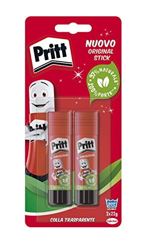 Pritt 9H pk6bp klej w sztyfcie podwójny zestaw po 22 G, z palcami dla lalek, sortowane