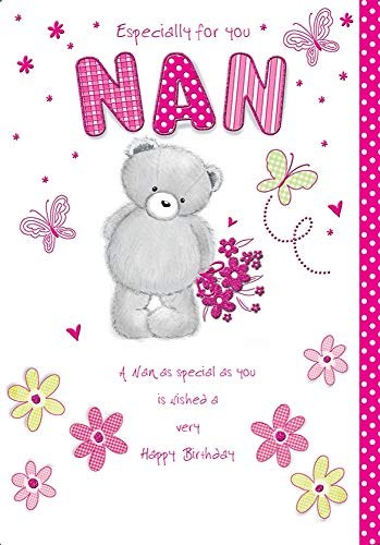 Piccadilly Greetings Group Ltd Kartka urodzinowa 'Especially for You NAN'  duża  23 x 15 cm A10102