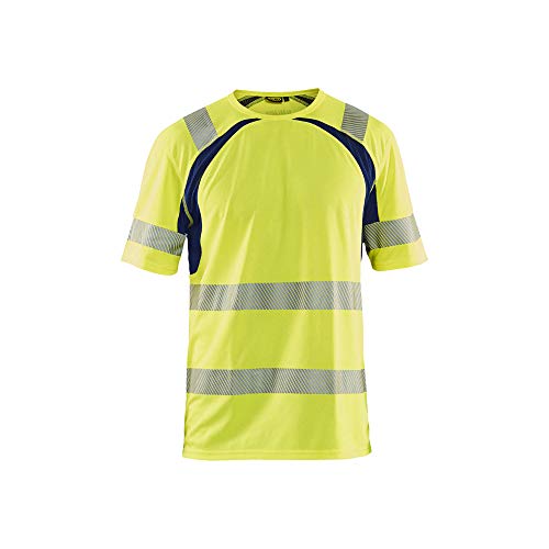 Blaklader 339710133389XXXL koszulka UV, High Vis żółty/granatowy, rozmiar XXXL