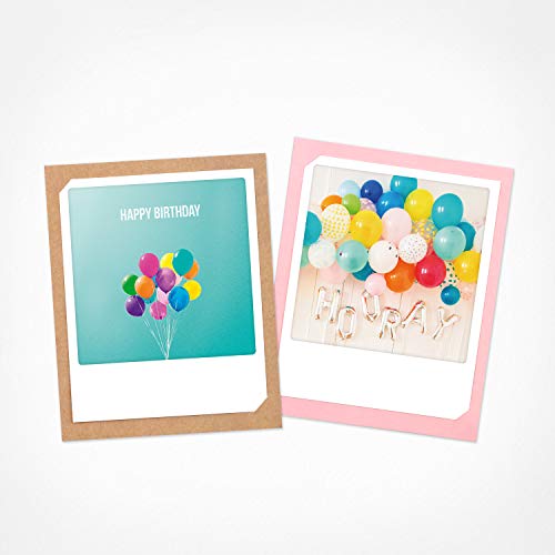 PICKMOTION PICKMOTION Zestaw 2 złożonych kartek w tym koperty, zdjęcia fotografów Instagramu, zaprojektowane w Berlinie - - urodziny, gratulacje, pozdrowienia, wesela BKK-0160-EN