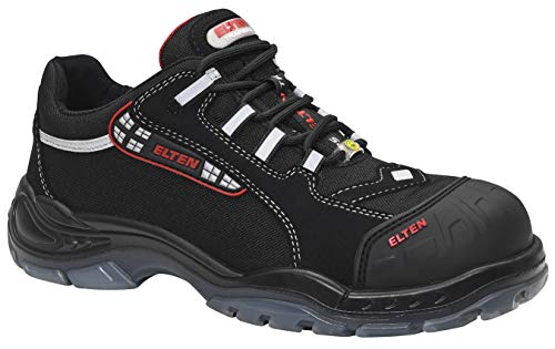 ELTEN Obuwie ochronne SENEX Pro ESD S3, męskie, sportowe, lekkie, czarne, plastikowe noski - rozmiar 45