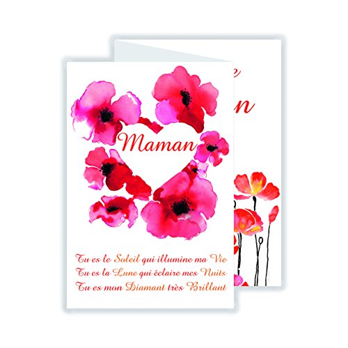 afie Afie 69-3945 kartka, 3 klapki, dla Maman Je t'aime 69-3945
