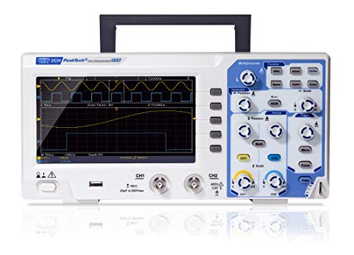 PeakTech Oscyloskop cyfrowy 2-kan USB 100MHz 1337 PEAK_1337