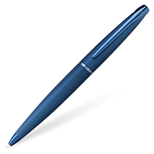 CROSS ATX Piaskowany ciemnoniebieski długopis kulkowy