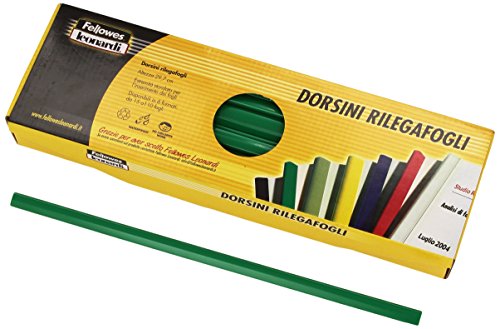 Fellowes D103VE Dorsini portfel, średnica 3 mm, opakowanie 50 sztuk, zielony