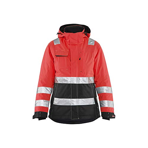 Blaklader 487219875599XXL Damska kurtka zimowa, High Vis czerwony/czarny, rozmiar XXL