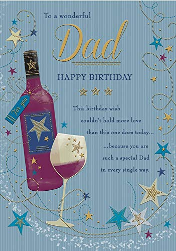 Piccadilly Greetings Group Ltd Kartka urodzinowa tata  25 x 18 cm  pozdrowienia Piccadilly A11439