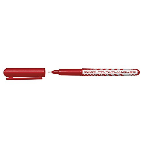Stanger MARKER DO CD/DVD CZERWONY 710068