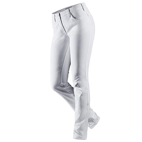 BP 1755-311-0021-32/30 dżinsy damskie slim fit - 65% bawełna, 30% poliester, 5% elastan - komfort stretch - kolor biały - rozmiar 32/30