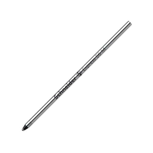 Schneider Express 56 M długopis wkład (końcówka ze stali nierdzewnej, odporna na dokumenty), opakowanie 20 sztuk, czarny