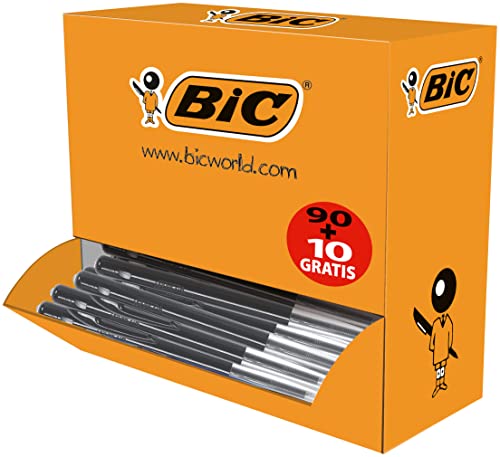 BIC Długopisy M10 Medium Clic Value Pack - czarne (opakowanie 100 szt.)