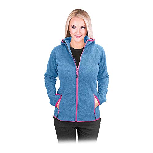 LEBER&HOLLMAN Bluza polarowa damska z kapturem