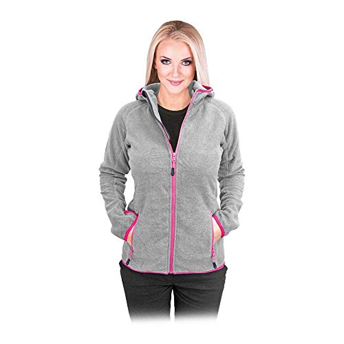 LEBER&HOLLMAN Bluza polarowa damska z kapturem