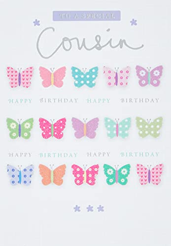 Piccadilly Greetings Kartka urodzinowa kuzyn  18 x 12 cm  pozdrowienia z Piccadilly, 7005 7005