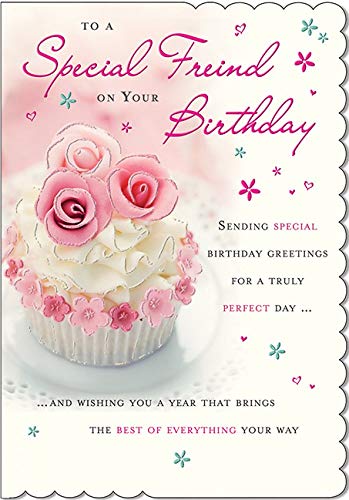 Piccadilly Greetings Group Ltd Tradycyjna kartka urodzinowa przyjaciel - 18 x 12 cm - pozdrowienia Piccadilly A20064