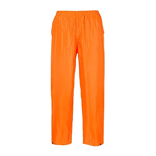 Portwest portwest spodnie od deszczu, czarny, M, pomarańczowy S441ORRM