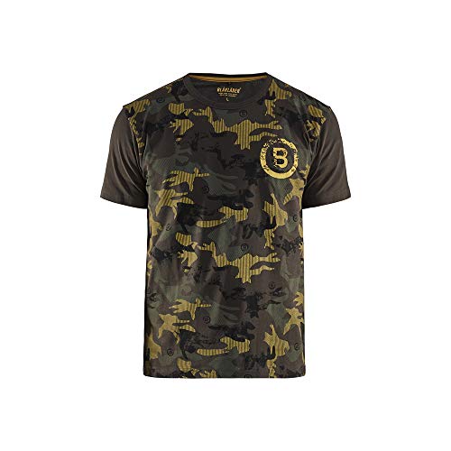 Blaklader 940710424599XXL Limited T-Shirt, ciemnooliwkowo-zielony/czarny, rozmiar XXL