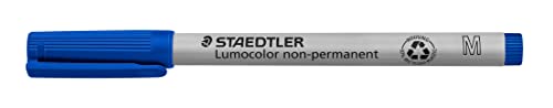 STAEDTLER 315-3 Lumocolor Długopis niepermanentny, średnia szerokość linii 1,0 mm - niebieski (pudełko 10 sztuk)
