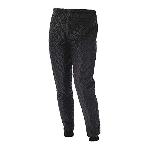 J.A.K. 0112615 seria 6101 100% poliester spodnie termiczne, czarne, rozmiar XXL