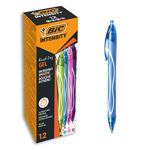 BIC Długopis Gel-ocity Quick Dry Automat Mix Fun Kol A 12