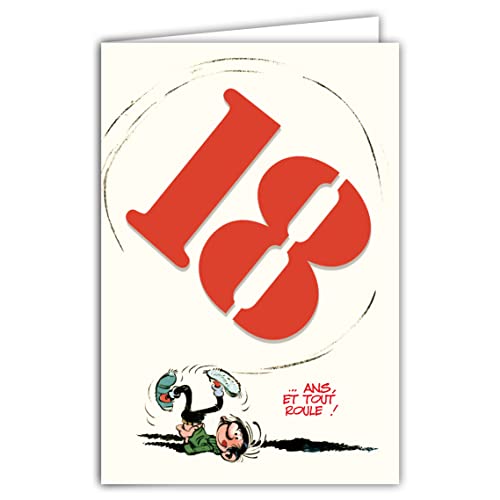 Gaston Lagaffe Gaston lagaffe glct 6052 kartka urodzinowa 18 lat GLCT-6052