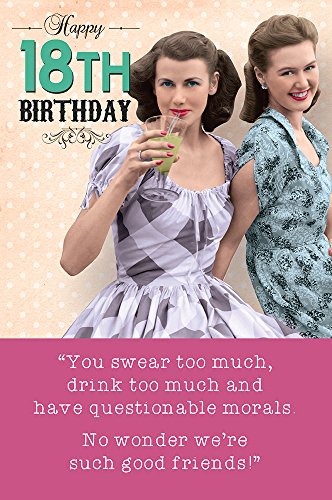 Emotional Rescue Wartości, 18. urodziny, kartka z życzeniami, 159 x 235 mm ZXW7103