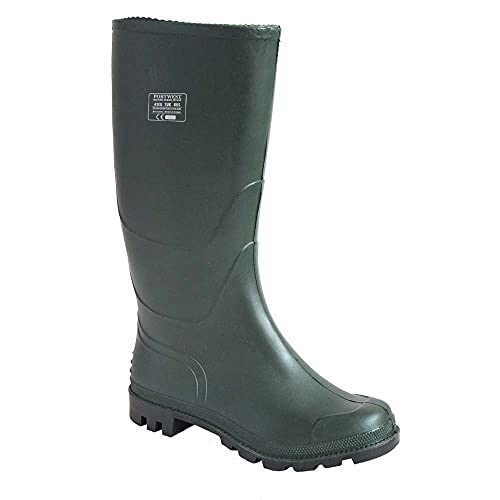 Portwest FW90 Kalosze robocze z PVC klasa, 04, Zielony, Rozmiar 39