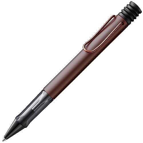 LAMY 1234047 Lx długopis 290 – szlachetny długopis z aluminium w kolorze marmurowym z przezroczystą sekcją i uszlachetnionym metalowym klipsem – z wkładem o dużej pojemności – linia pisania M