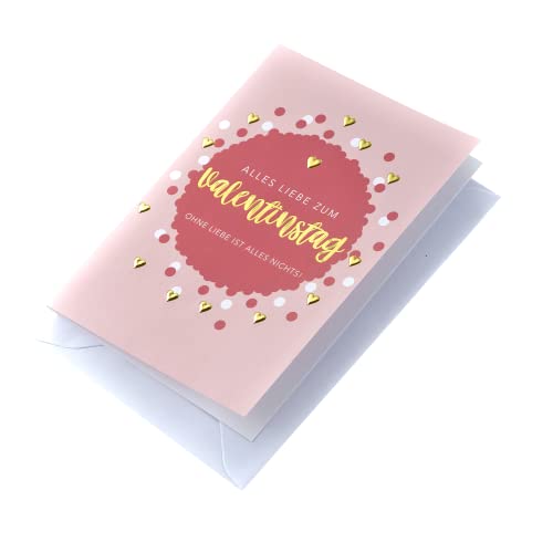 Perleberg Kartka na Walentynki Lifestyle - Wszystkiego najlepszego na Walentynki - 11,6 x 16,6 cm 7180004-2