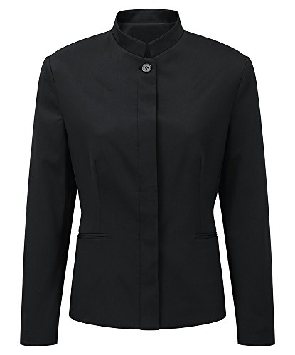 Alexandra STC-NF136BK-10R damska kurtka banquetowa Easycare uniwersalna 100% poliester regularny, rozmiar 38, czarna