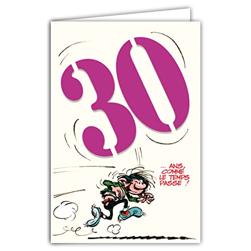 Gaston Lagaffe Gaston Lagaffe glct-6054 kartka urodzinowa 30 lat GLCT-6054