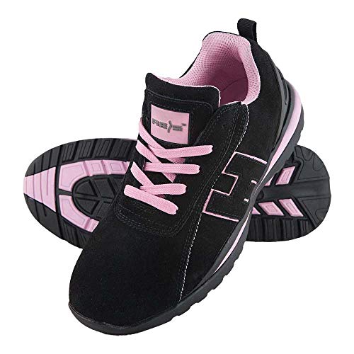 Buty Damskie robocze Bhp Skóra Zamsz Podnosek 37