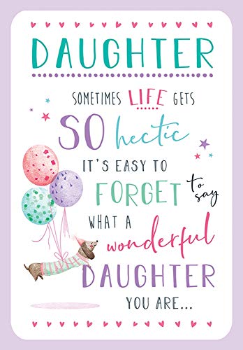 Piccadilly Greetings Nowoczesna córka kartki urodzinowe  23 x 15 cm  pozdrowienia Piccadilly A11780