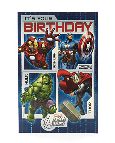Selective kartka urodzinowa, motyw: Marvel Avengers 418980-0-1
