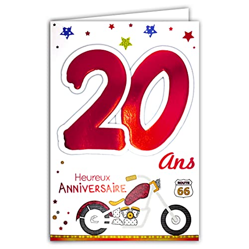 Age Mv Age MV 69  2021 karta urodzinowa dla chłopców i mężczyzn, motyw Moto 69-2021
