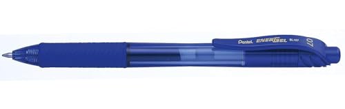 Pentel BL107-C Żelowy Długopis, Niebieski, Niebieski Atrament, 1 Sztuka