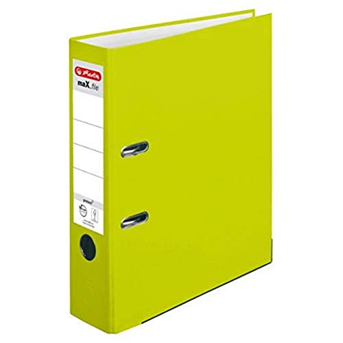 Herlitz Segregator A4 8cm PROTECT NEON GREEN 50022465