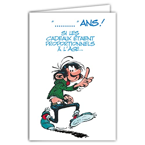 Gaston Lagaffe Gaston Lagaffe glct-0137 kartka urodzinowa lata wiek paczka prezenty GLCT-0137