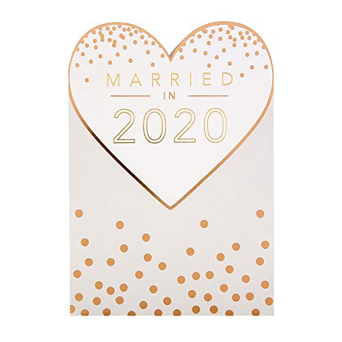 Hallmark Kartka ślubna Married in 2020 marki Hallmark - wzór wycięty