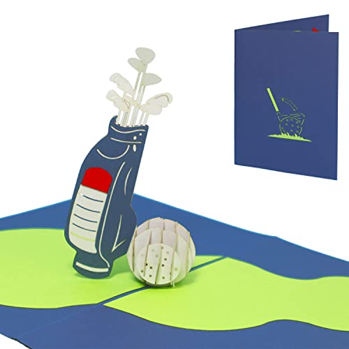 Lin LIN - OP UP karty 3D, karty golfowe, karty urodzinowe, bon golfowy, zaproszenia, jubileusze, gra golfowa