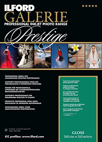 Ilford Galerie Prestige połysk  Photo Paper, 260 G 2004023.0