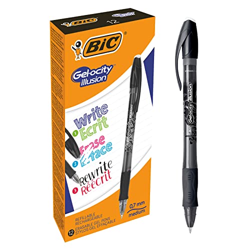 BIC Długopis zmazywalny Gelocity czarny 230570