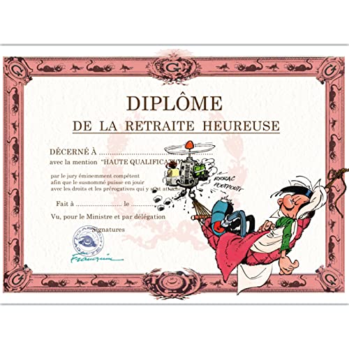 Gaston Lagaffe Gaston Lagaffe mapa dyplom Heureuse  starter hamak na emeryturę GLDP-7029