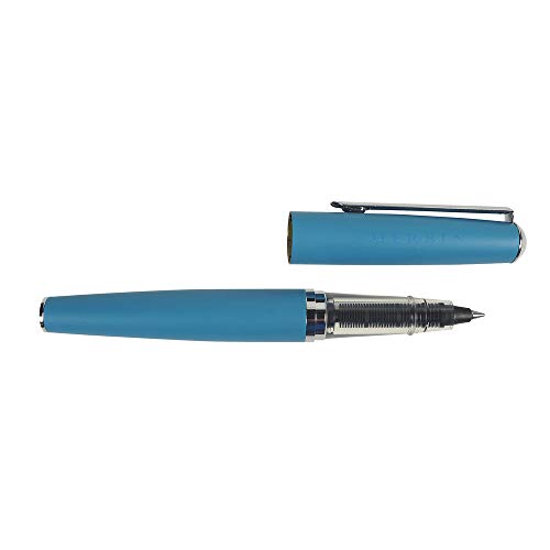 Jacques Herbin 21613T Metalowy długopis z wkładem, niebieski