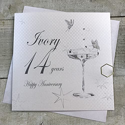 WHITE COTTON CARDS Białe bawełniane kartki BD114C Coupe szkło