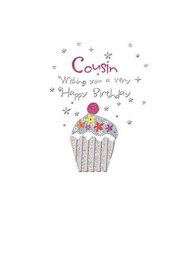 Piccadilly Greetings Group Ltd Nowoczesna kartka urodzinowa Cousin  20,3 x 15,2 cm  Piccadilly Greetings A10048