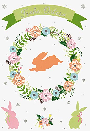 Perleberg Kartka wielkanocna Lifestyle - zając - 11,6 x 16,6 cm 7130018-2